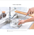 Cup Bottle Brush Long Handle Cup Brush Sponge Cleaning Brush Kitchen Household Small Brush #2493