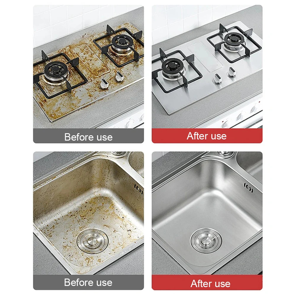 1/2/4/6/8Pcs Emery Sponge Pot Brush for Removeing Rust Descaling Magic Clean Pan Dishes Sharpen Rub Brush Home Kitchen Gadget