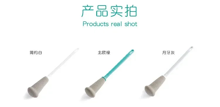 Milk Bottle Brush Scrubber Sponge Cleaner Kitchen Cleaning Tool Long Handle No Dead Angle Drink Bottle Glass Cup Cleaning Brush