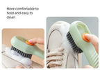 1pcs/2pcs/3pcs Multi-Functional Shoe Brush with Liquid Dispenser Household Press Type Soft Fur for Washing Shoes Cleaning Tool