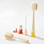 1PC Special sponge brush for washing cups Baby Bottle Straw Brush Five in one long handled cup brush Water cup cleaning artifact
