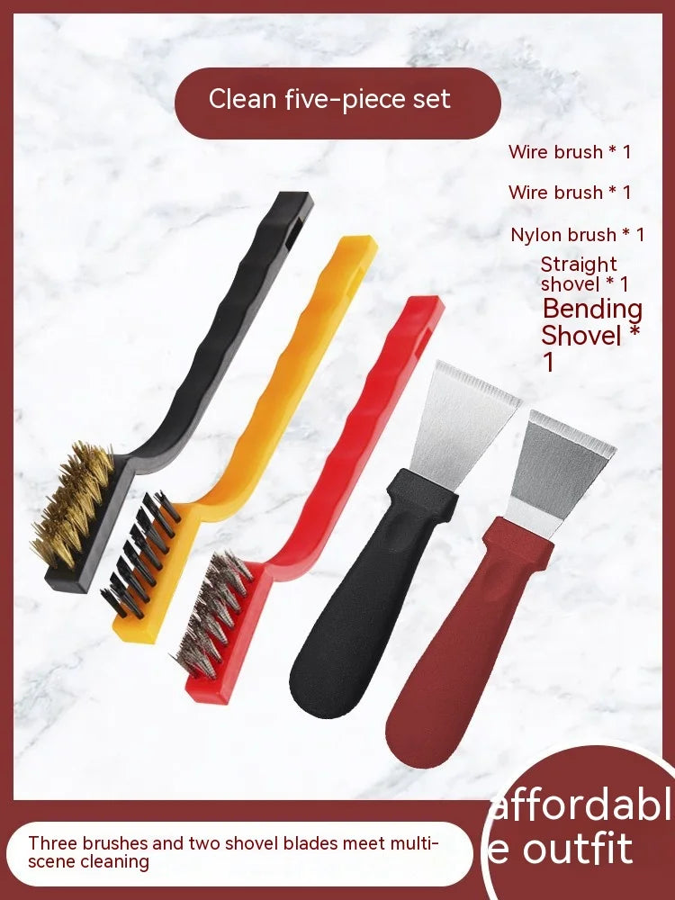 5/8/13 Kitchen Cleaning Brush Set,Deep Clean Gas Stove Brass Brush Gap Cleaning Brushes for Small Spaces,Window, Bathroom