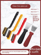 5/8/13 Kitchen Cleaning Brush Set,Deep Clean Gas Stove Brass Brush Gap Cleaning Brushes for Small Spaces,Window, Bathroom