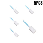 1/3/5Pcs Soft Sponge Cup Brush Long Handle Sponge Bottle Brush Drink Wineglass Bottle Glass Cup Washing No Deadend Cleaning Tool
