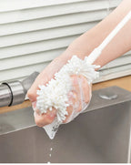 GIANXI Sponge Brush Cup Scrubber Glass Cleaner Kitchen Cleaning Tool Long Handle Drink Wineglass Bottle Household