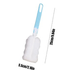 1/3/5Pcs Soft Sponge Cup Brush Long Handle Sponge Bottle Brush Drink Wineglass Bottle Glass Cup Washing No Deadend Cleaning Tool