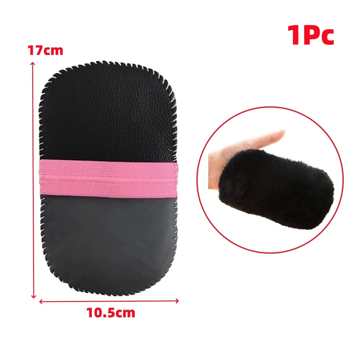 Horsehair Shoe Brush and Multifunctional Portable Plush Shoe Cloth Kit Wooden Handle Leather Car Shoe Cleaning Polishing 1 set