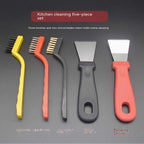 5/8/13 Kitchen Cleaning Brush Set,Deep Clean Gas Stove Brass Brush Gap Cleaning Brushes for Small Spaces,Window, Bathroom