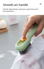 1pcs/2pcs/3pcs Multi-Functional Shoe Brush with Liquid Dispenser Household Press Type Soft Fur for Washing Shoes Cleaning Tool