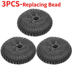 Strong Decontamination Cleaning Brush Long Handle Pot Brush Kitchen Pan Pot Dishes Cleaning Brush Steel Wire Metal Wool Scourer