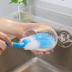 Creative Plastic Cleaning Brush Multi-function Stain Removal Water Bottle Cleaning Brush Soft Pot Cup Long Handle Brush