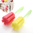 2Pcs Sponge Brush Water Bottle Glass Cup Washing Cleaner Tools Baby Bottle Brush Kitchen Cleaning Tool Specialty Tool