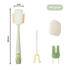 5-in-1cup Washing Tool for Household Use Multifunctional Cup Brush Water Cup Thermos Cup Brush Milk Bottle Cleaning Sponge Brush