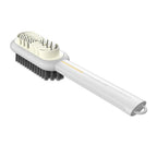 Long Handle 2-Sided Suede Cleaning Brush for Shoes Sneakers Stain & Dust Removal Rubber Boot Cleaner Shoe Brush