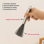 1/2Pcs hanging stainless steel pot brush keyboard brush multi-purpose brush, portable and reusable