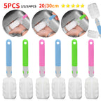 20/30cm Bottle Cleaning Brush Long Handle Soft Sponge Brush Water Bottle Glass Cup Washing Cleaner Tool For Bottle Vacuum Flasks