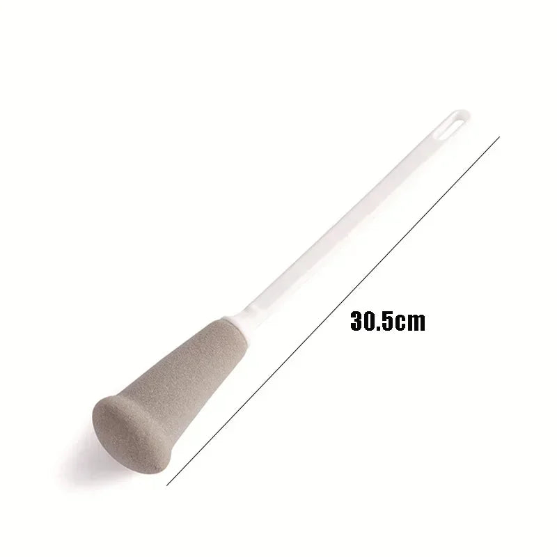 Milk Bottle Brush Scrubber Sponge Cleaner Kitchen Cleaning Tool Long Handle No Dead Angle Drink Bottle Glass Cup Cleaning Brush