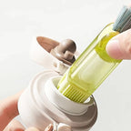 3-in-1 Crocodile Cup Lid Cleaning Brush 180° Rotatable Cup Crevice Cleaning Tools Bottle Crevice Cleaner Brush for Home Kitchen