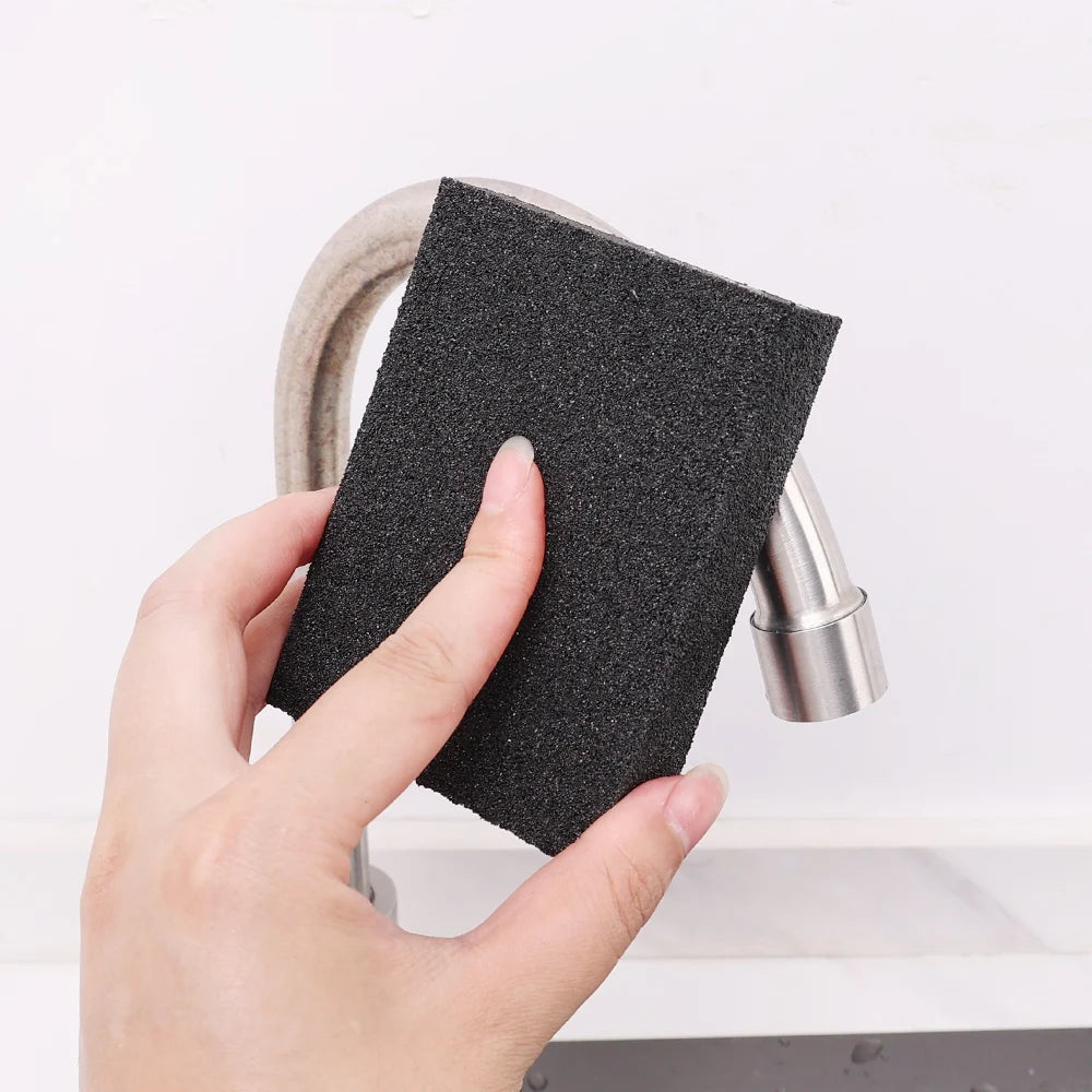 1/2/4/6/8Pcs Emery Sponge Pot Brush for Removeing Rust Descaling Magic Clean Pan Dishes Sharpen Rub Brush Home Kitchen Gadget