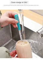 Blade Knife Cleaner Bowl Pot Washing Tool Cleaning Scrubbing Brush Ideal for Thermomix TM5 TM6 TM31 Food Mixer Monsieur Cuisine