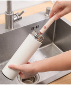 New Nordic-style Cup Brush Long-handled Sponge Cup Brush Detachable and Replaceable Head Baby Bottle and Thermos Cup Clean Brush