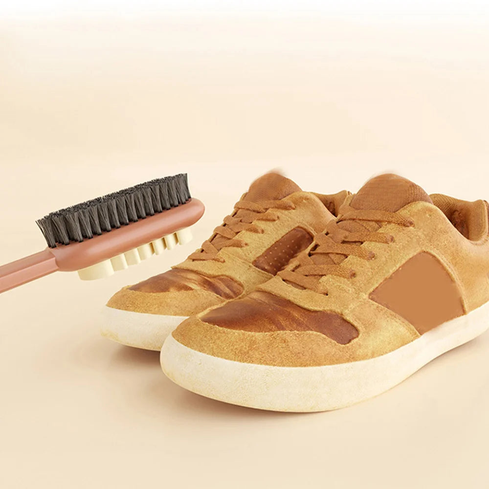 Long Handle 2 Sided Boot Cleaner Rubber Eraser Set Shoes Stain Dust Suede Cleaning Brush Shoes Brush Suede Clean Up Shoe Care