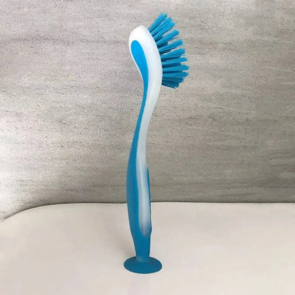 Vertical Bowl Pot Dish Kitchen Cleaning Brush Suction Cup Brush Washing Brush