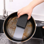 1/2/4/6/8Pcs Emery Sponge Pot Brush for Removeing Rust Descaling Magic Clean Pan Dishes Sharpen Rub Brush Home Kitchen Gadget