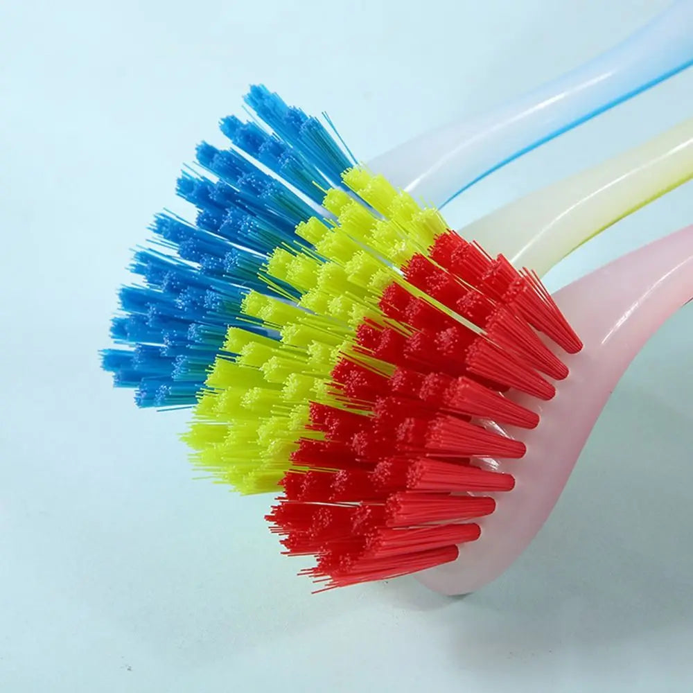 Vertical Bowl Pot Dish Kitchen Cleaning Brush Suction Cup Brush Washing Brush