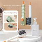 1pcs/2pcs/3pcs Multi-Functional Shoe Brush with Liquid Dispenser Household Press Type Soft Fur for Washing Shoes Cleaning Tool